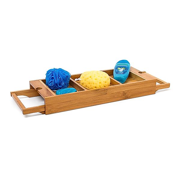 relaxdays Badewannenablage Bambus ausziehbar günstig online kaufen