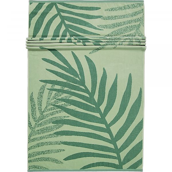 Vossen Strandtücher Palm Paradise - Farbe: eucalyptus - 0001 - 100x180 cm günstig online kaufen