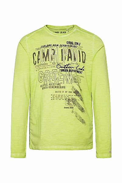 CAMP DAVID Langarmshirt, aus Bio-Baumwolle günstig online kaufen