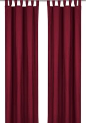 my home Vorhang "Parry" Schlaufen 2 Stk. tlg. 2-er Set, blickdicht, monochr günstig online kaufen