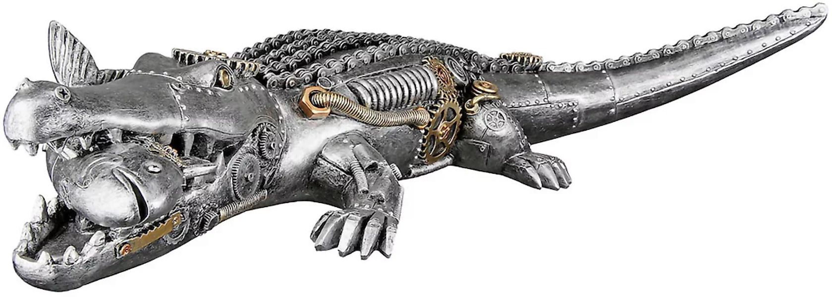 Casablanca by Gilde Tierfigur »Skulptur "Steampunk crocodile"« günstig online kaufen