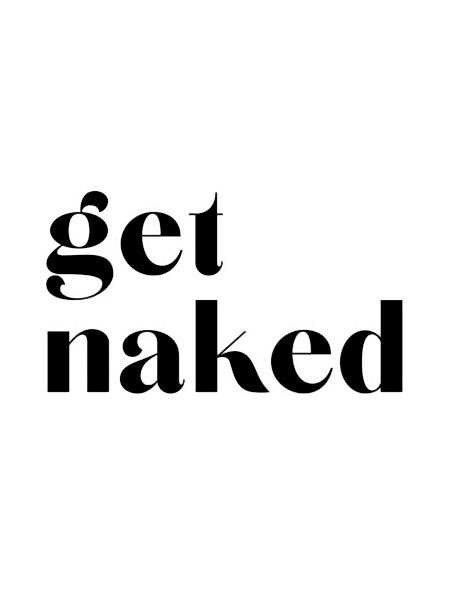 Poster / Leinwandbild - Get Naked No6 günstig online kaufen