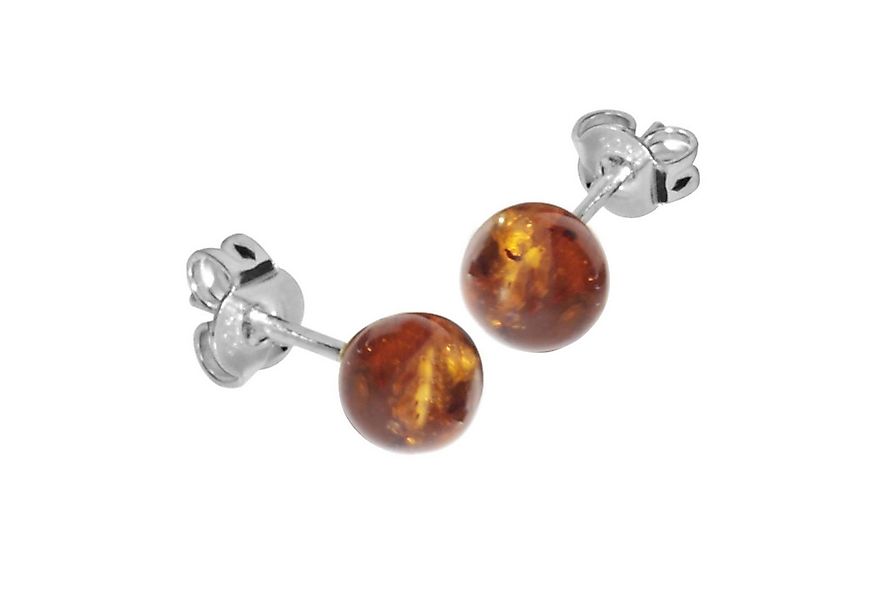 OSTSEE-SCHMUCK Paar Ohrstecker Ostsee-Schmuck Ohrstecker Klassisch 6 mm (2- günstig online kaufen