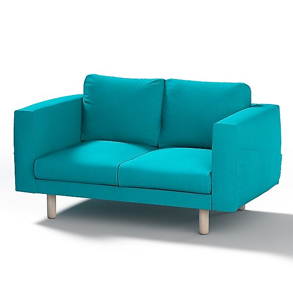 Bezug für Norsborg 2-Sitzer Sofa, türkis, Norsborg 2-Sitzer Sofabezug, Etna günstig online kaufen