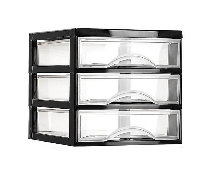 meberg Schubladenbox Schubladen Organizer 3er 4er oder 5er Kunststoff stape günstig online kaufen