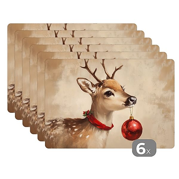 MuchoWow Platzset Weihnachten - Hirsch - günstig online kaufen