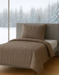 One Home Bettwäsche Prägemuster Blumen, Flanell, günstig online kaufen