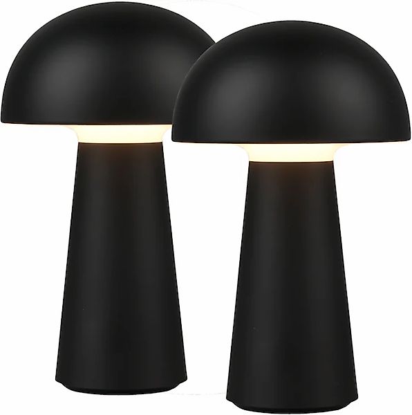 REALITY Leuchten LED Außen-Tischleuchte »Lennon«, 2-er Set, Schutzart IP44, günstig online kaufen