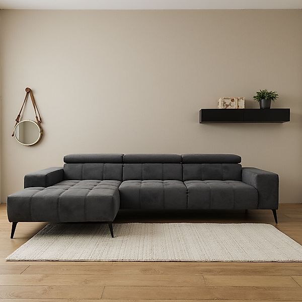 DOMO collection Ecksofa "Trento L-Form, mit Kufenfuß oder Einzelfuß" wahlwe günstig online kaufen