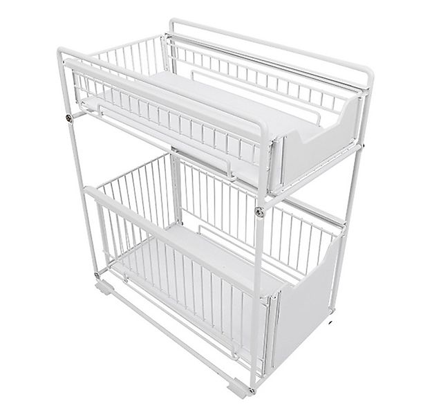 JEOBEST Küchenregal Schubladenregal mit 2 Körben Waschbecken Regal Untersch günstig online kaufen