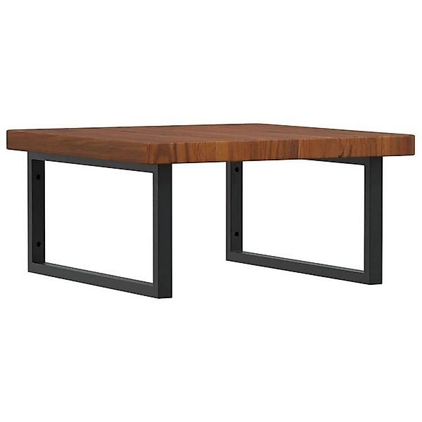 vidaXL Badezimmerspiegelschrank Waschtischplatte mit Halterung Stahl und Ma günstig online kaufen