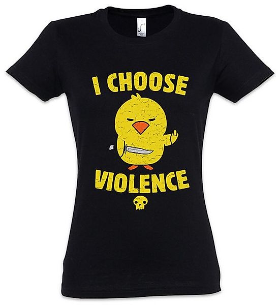 Urban Backwoods Print-Shirt I Choose Violence Rubber Duck Damen T-Shirt Gum günstig online kaufen