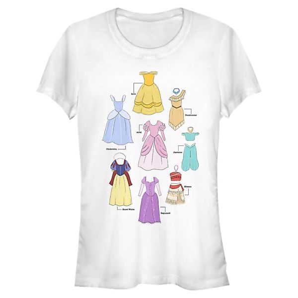 Disney Prinzessinnen - Gruppe Textbook Dresses - Frauen T-Shirt günstig online kaufen
