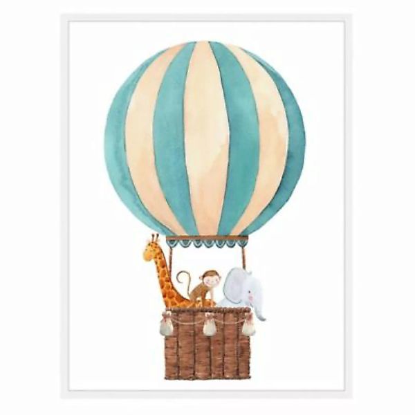 Milan Moon Wandbild Luftballon weiß Gr. 30 x 40 günstig online kaufen