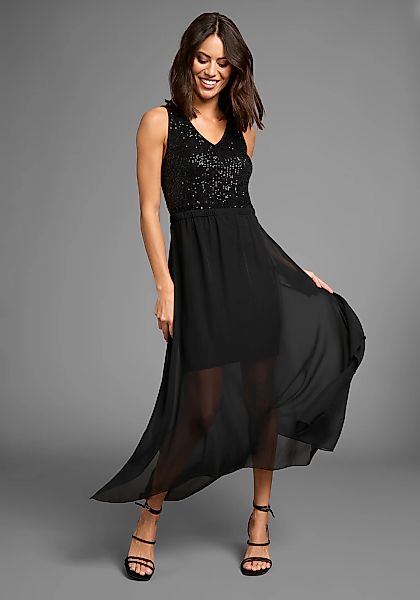 Laura Scott Abendkleid Ohne Taschen mit Pailletten im Oberteil, Cocktailkle günstig online kaufen