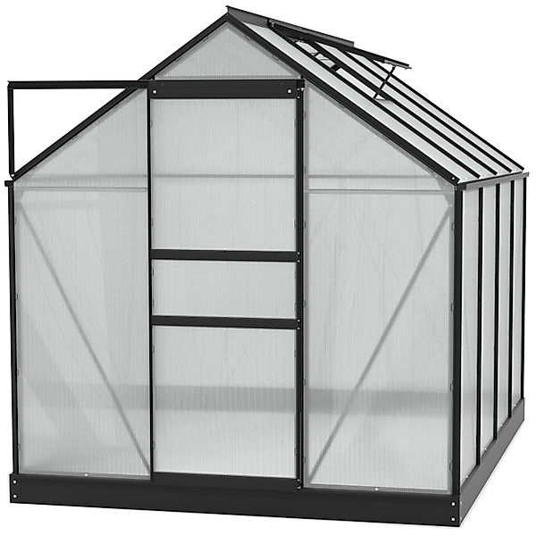 Vitavia Gewächshaus Planet 5000 Schwarz 5 m² inkl. Fundamentrahmen günstig online kaufen