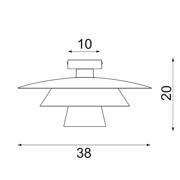 Deckenleuchte Plato, senfgelb, Metall, Ø 38 cm, E27 günstig online kaufen