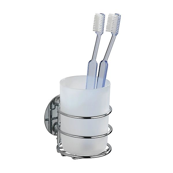 WENKO Zahnputzbecher Turbo-Loc®, aus weiß satiniertem günstig online kaufen