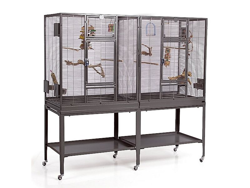 Montana Cages Vogelkäfig Madeira Double · Antik, ca. 165 x 54 x 155 günstig online kaufen