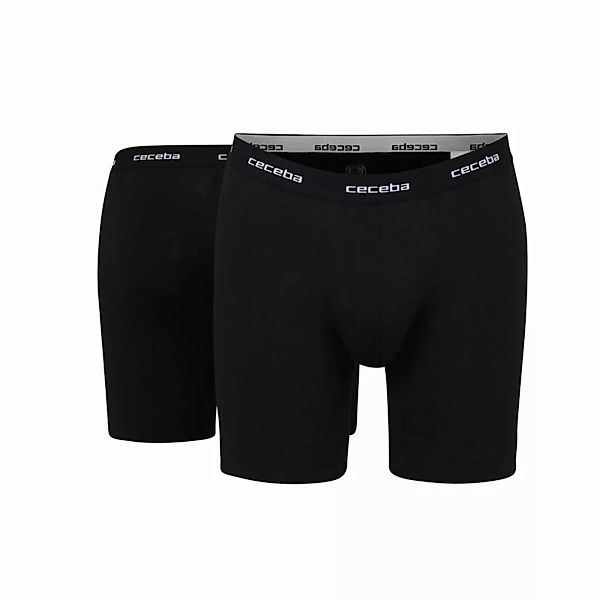 CECEBA Herren Shorts, 2er Pack - Boxershort, Long Boxer, Basic, Baumwolle, günstig online kaufen