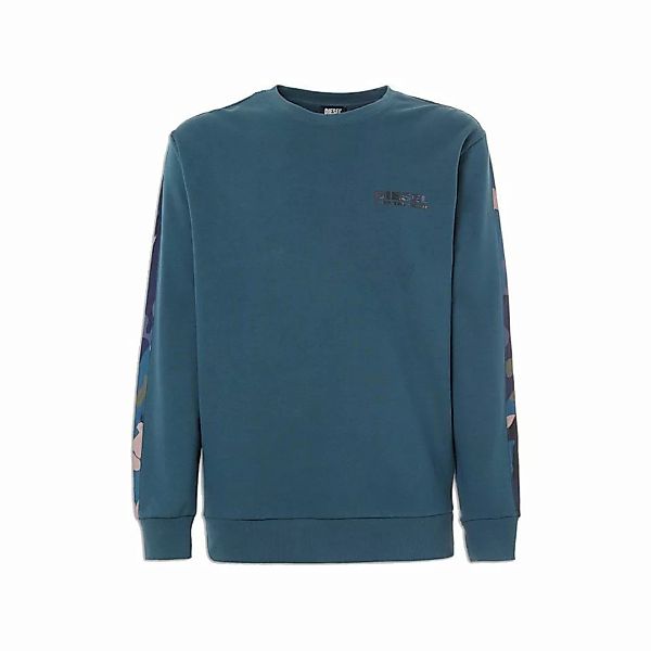 DIESEL Herren Sweatshirt - BMOWT-WILLY, Loungewear, Loopback Jersey, Camouf günstig online kaufen
