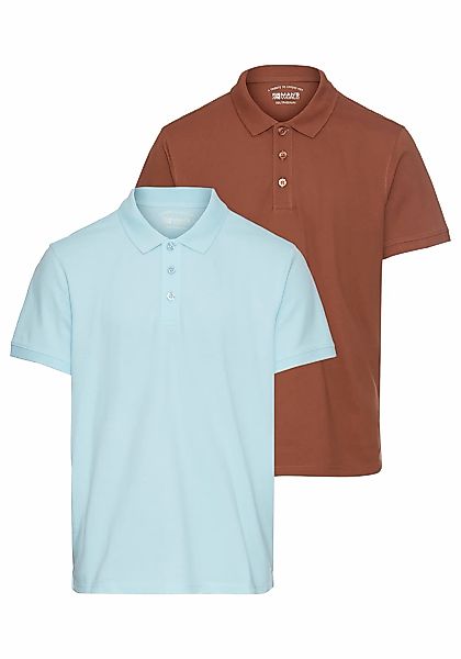 Man's World Poloshirt (2-er Pack) in günstig online kaufen