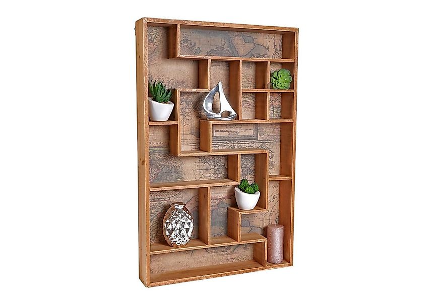 PROREGAL® Setzkasten Setzkasten HxBxT 70x45x8cm Wandregal Sammlerkasten günstig online kaufen