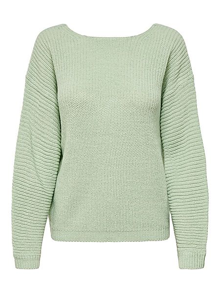ONLY Rückenfreier Pullover Damen Grün günstig online kaufen