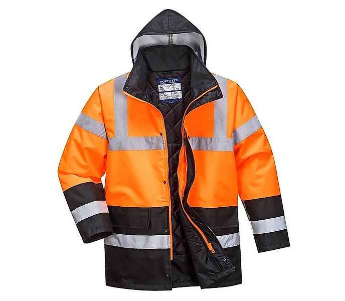 Portwest Arbeitsjacke S467 - Warnschutz Kontrast Winter Verkehrsjacke günstig online kaufen