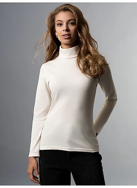 Trigema Rollkragenshirt "TRIGEMA Rollkragenshirt" 1 Stk. tlg. günstig online kaufen