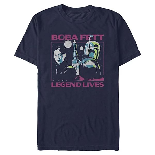 Star Wars - Book of Boba Fett - Boba Fett Legend Lives - Männer T-Shirt günstig online kaufen