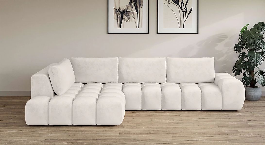 INOSIGN Ecksofa "AZITA klein, L-Form, elegant und bequem Designsofa", lose günstig online kaufen