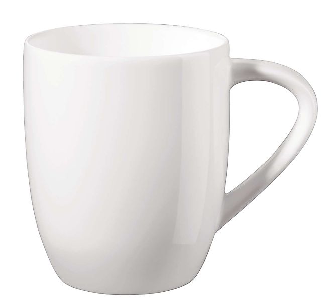 Kaffeebecher à table weiß – Henkelbecher Bone China 350 ml günstig online kaufen