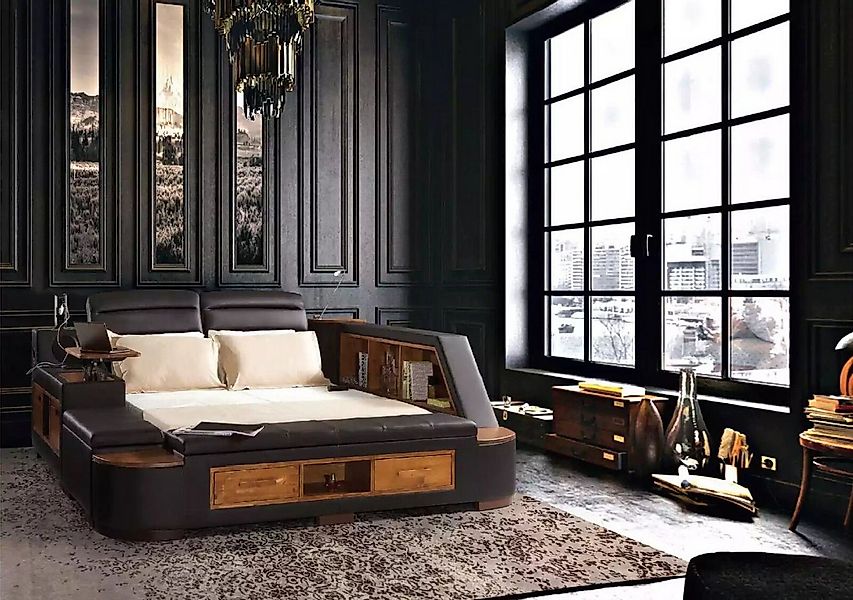 Xlmoebel Multimediabett Vielseitiges Bett Doppelbett Zeitgemäßes Bettgestel günstig online kaufen