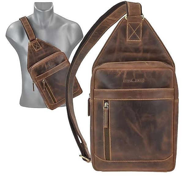 Greenburry Umhängetasche "Vintage" Leder Crossover Crossbody günstig online kaufen