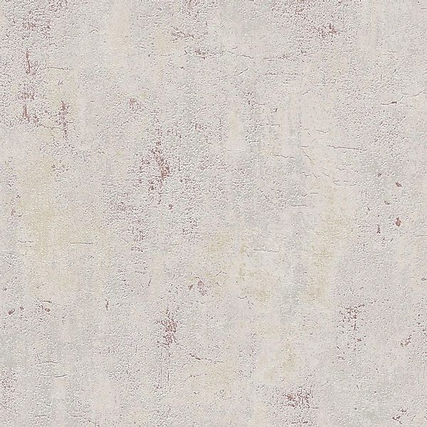 PROFHOME 379035-GU Spachtel Putz Tapete Used Look Matt Grau Rot 0,53 m x 10 günstig online kaufen