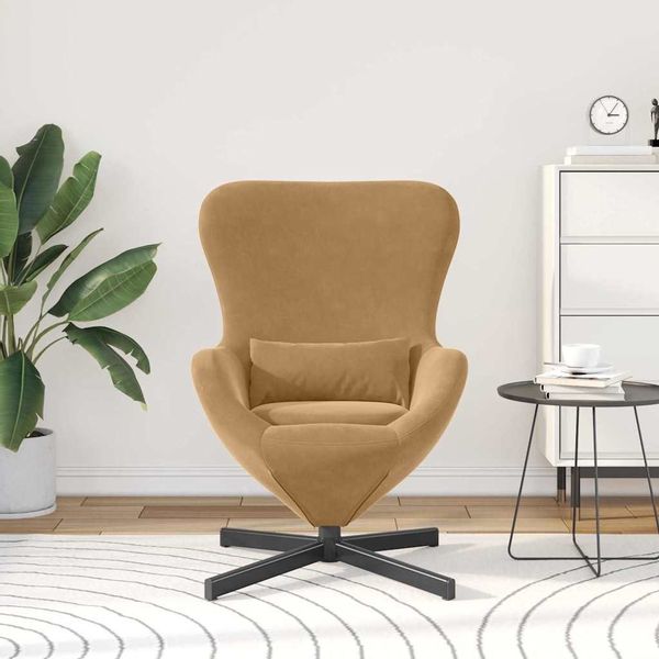 vidaXL Sessel Eiersessel Braun 63 x günstig online kaufen