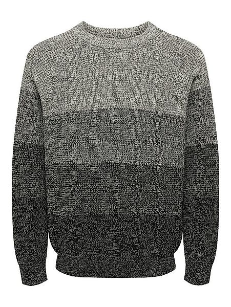 ONLY & SONS Rundhalspullover ONSBIRK RLX LS RAGLAN KNIT CAMP günstig online kaufen