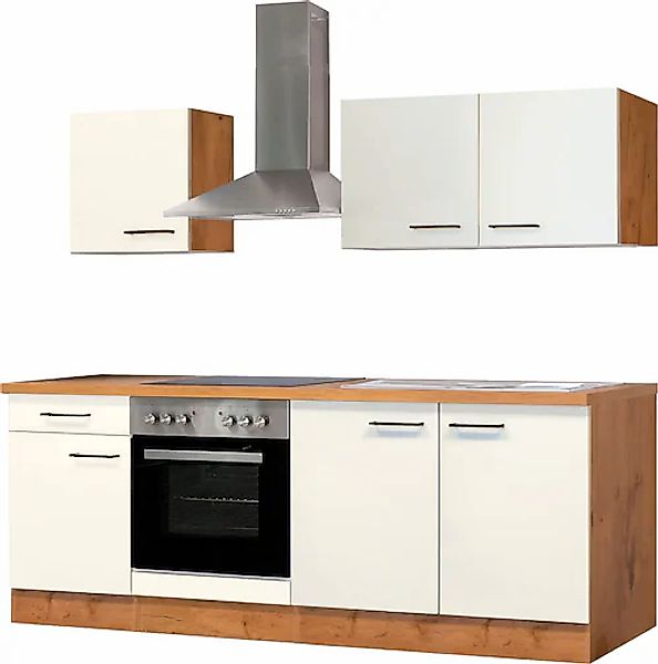 Flex-Well Küchenzeile »Vintea« wahlweise mit E-Geräten, Gesamtbreite 210 cm günstig online kaufen