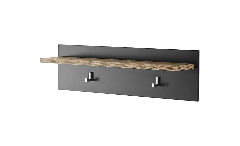 Garderobenpaneel  Balerma ¦ grau ¦ Holzwerkstoff ¦ Maße (cm): B: 80 H: 23 T günstig online kaufen