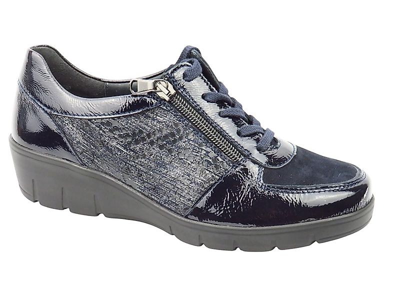 Semler Lack/Pyth. midnight/ocean Schnürschuh günstig online kaufen