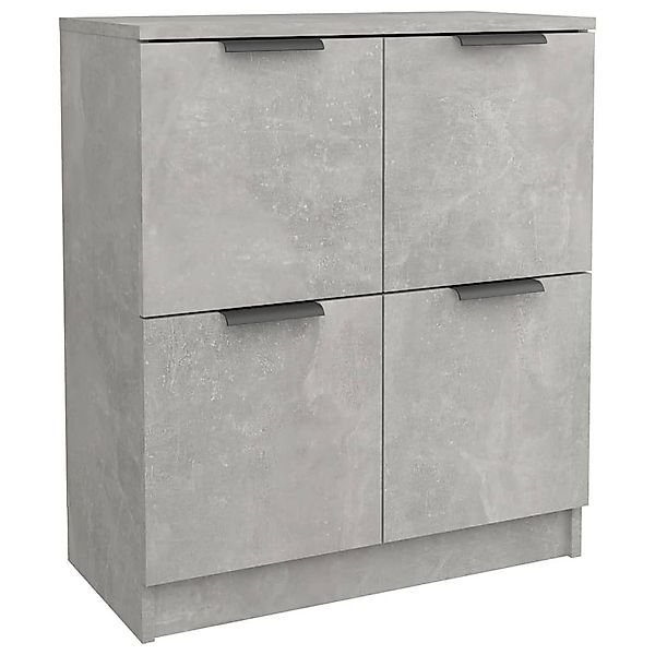 furnicato Sideboard Betongrau 60x30x70 cm Holzwerkstoff günstig online kaufen