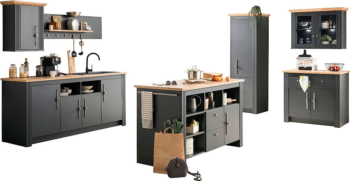 KOCHSTATION Küche KS-Westminster, Breite 366 cm, günstig online kaufen