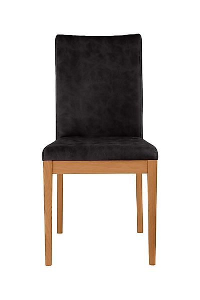 Home affaire 4-Fußstuhl »Dendres«, (Set), 2 St., Microfaser, Sitz und Rueck günstig online kaufen
