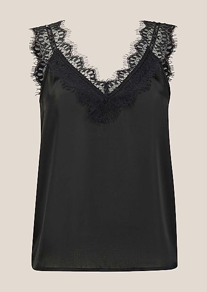 MADELEINE Trägertop "Top Satin-Top mit Spitze" günstig online kaufen
