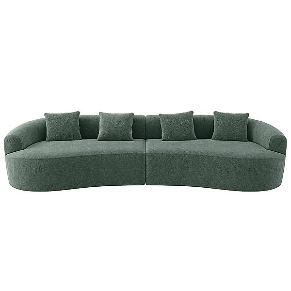 skølm Sofa Loki aus Teddy-Bouclé-Stoff, Vollschaumcouch günstig online kaufen