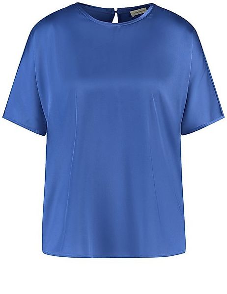 GERRY WEBER Kurzarmshirt Lässiges Blusenshirt mit Material-Patch günstig online kaufen