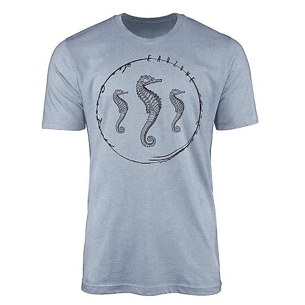 Sinus Art T-Shirt T-Shirt Tiefsee Fische - Serie: Sea Creatures, feine Stru günstig online kaufen