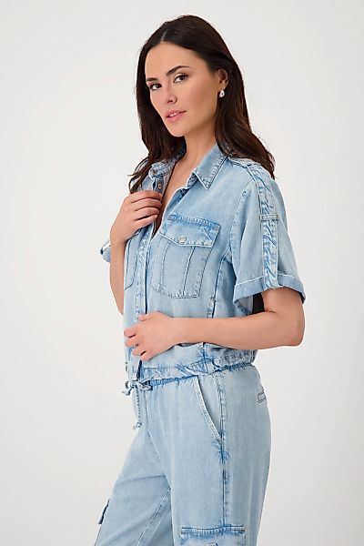 Monari Jeansblazer "Jacke Lyocell" mit Tunnelzugbändchen günstig online kaufen