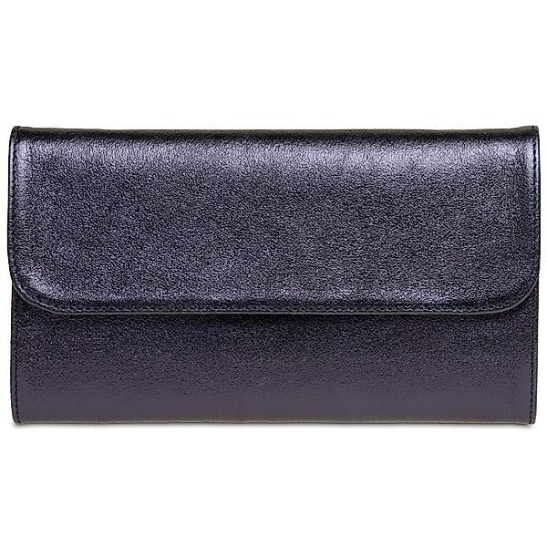 Caspar Clutch Abendtasche Metallic Leder Damen günstig online kaufen